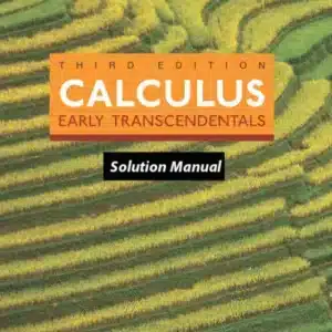 Solution Manual for Calculus Early Transcendentals 3rd Edition