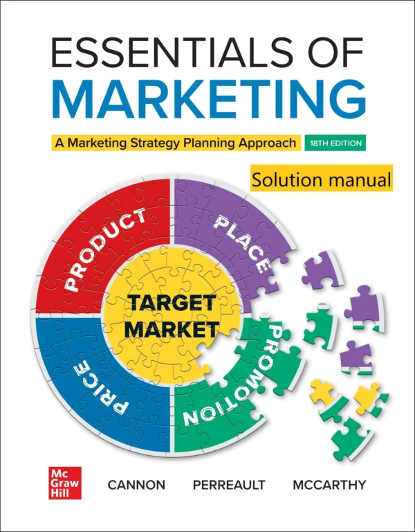 Solution manual for Essentials of Marketing 18th Edition By Joseph Cannon scaled