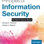 Test Bank & Solution Manual for Principles of Information Security 7th Edition By Michael E. Whitman