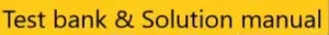 Test bank Solution