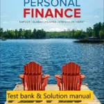 Test bank & Solution manual for Personal Finance 9th Edition By Jack R. Kapoor Canadian edition © 2024