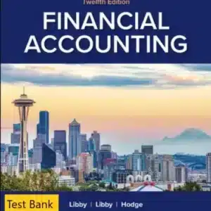 Test bank for Financial Accounting 12th Edition By Robert Libby © 2026