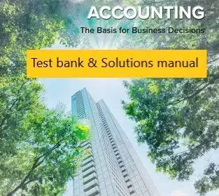 Test bank Solutions manual for Financial Managerial Accounting 20th Edition By Jan Williams