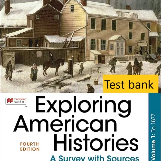 Test bank for Exploring American Histories Volume 1 A Survey with Sources 4th Edition by Nancy Hewitt