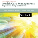 Test bank for Shortell and Kaluznys Healthcare Management Organization Design and Behavior, 7th Edition by Lawton Burns