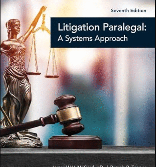 solutions manual for the litigation paralegal a systems approach 7th edition by james w h mccord